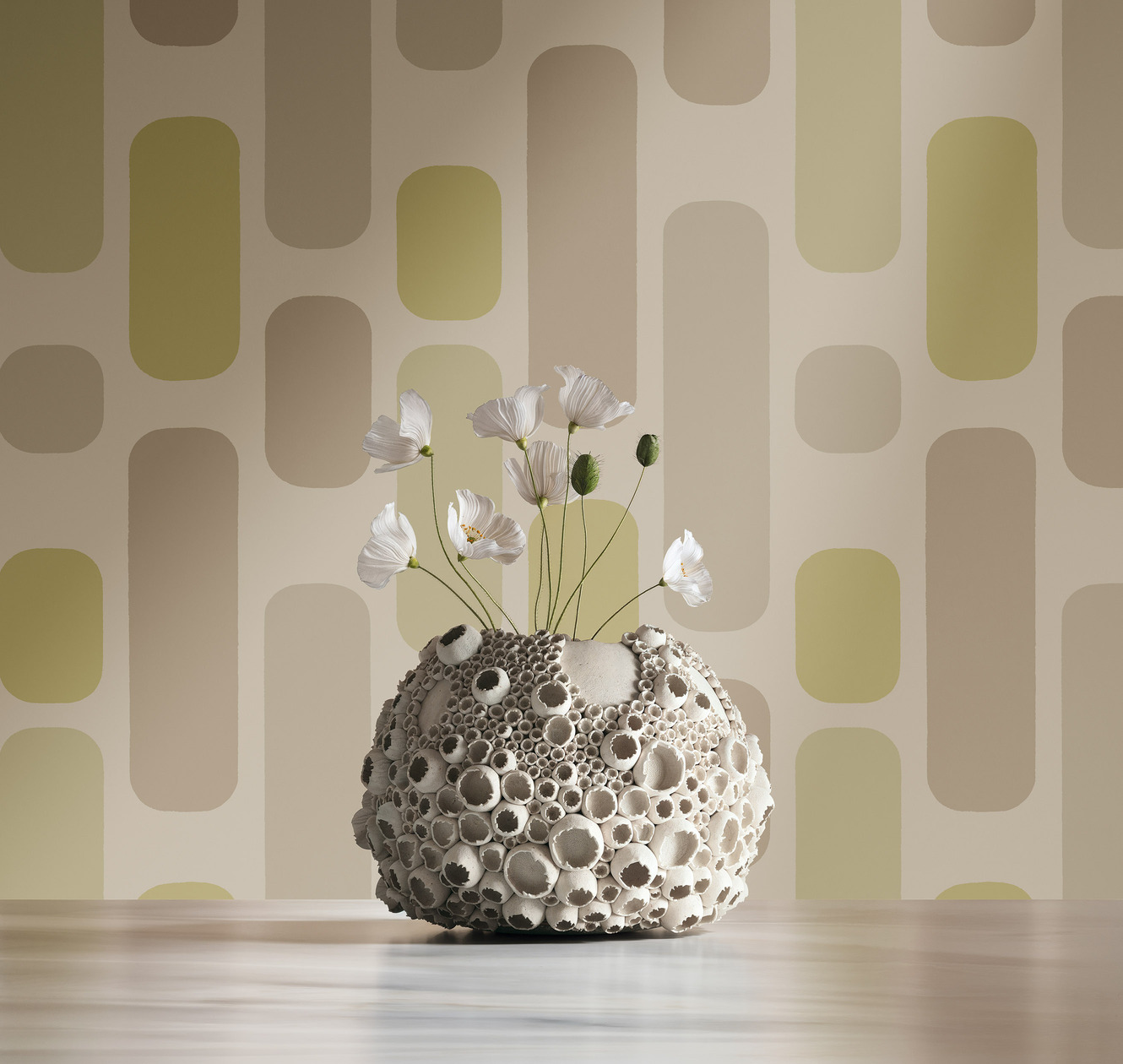 Обои Milassa Солярис Путеводитель по галактике SOL1 002/1 10,05×1 фото в интерьере